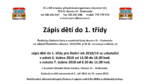 Zápis dětí do 1. třídy