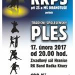 Srdečné pozvání na ples ZŠ a MŠ Drahotuše
