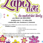 Zápis do MŠ pro školní rok 2021/2022 - informace k zápisu